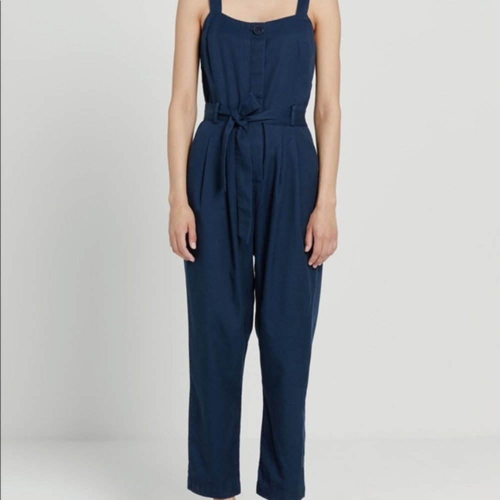 Blue jumpsuit